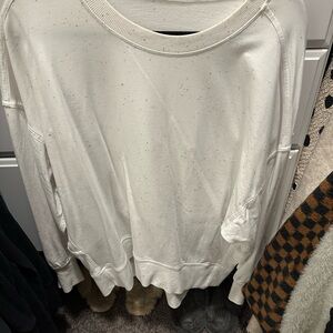 Lululemon Women's Speckled Cream Sweater